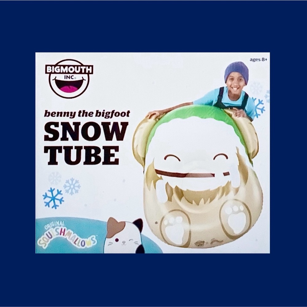 BigMouth x Squishmallows Benny the Big Foot Snow Tube